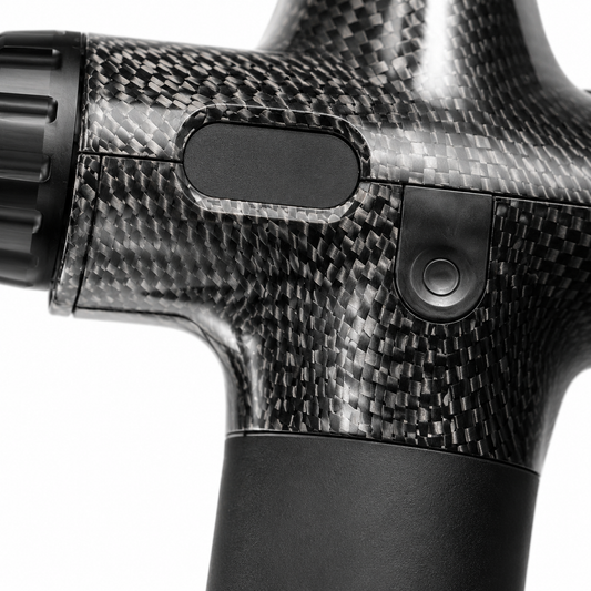 Pistola de masaje muscular profesional Recovify con maletín y 6 cabezales"