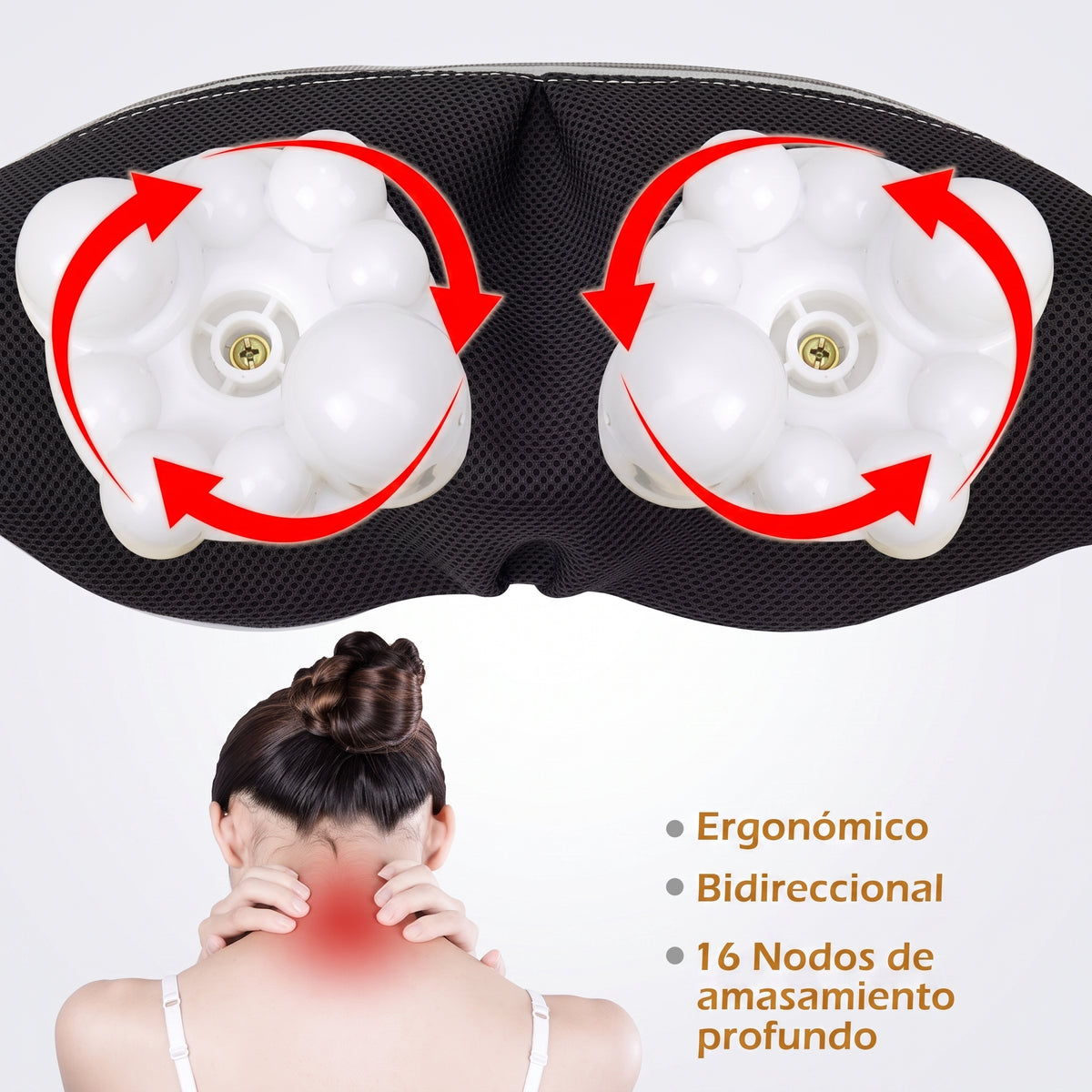 Masajeador Cervical Shiatsu Pro
