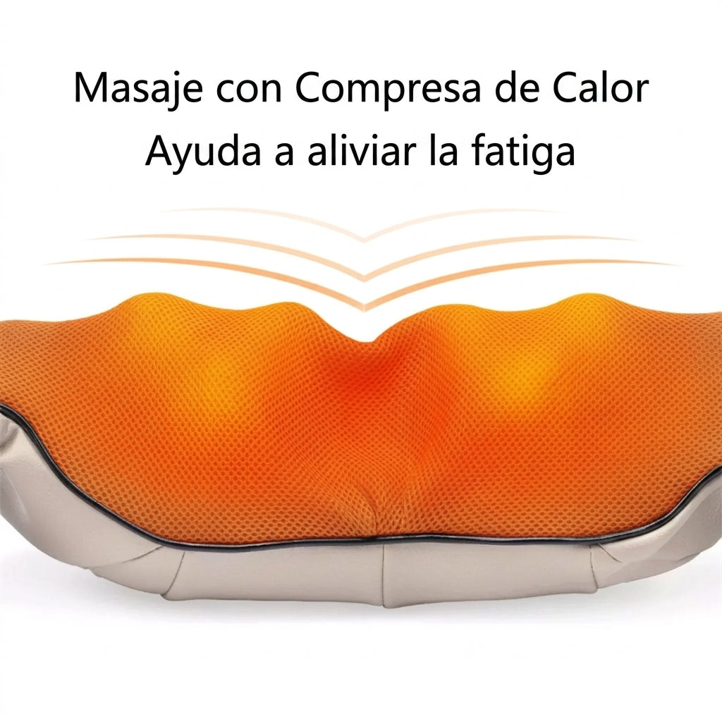  los cabezales del masajeador cervical con luz infrarroja activa